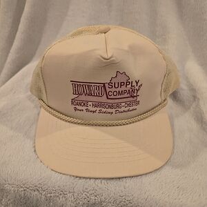 Vintage Beige‎ Howard Supply Company Trucker Hat